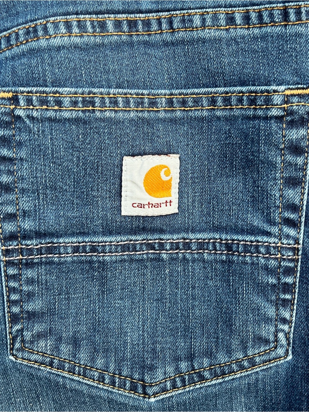 Men's Carhartt Straight relax-fit Jeans in Medium Blue - Picture 10 of 11